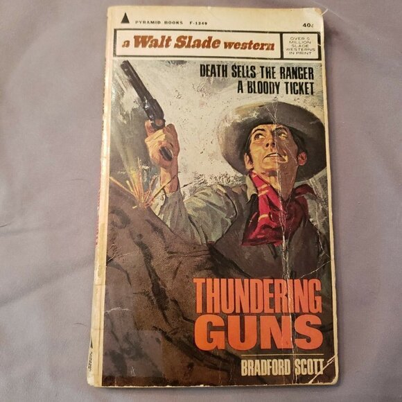 Vintage Walt Slade Western Paperback Books - Picture 2 of 7